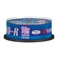 VERBATIM DVD-R 16X 4.7GB CAKEBOX 25PCS VERBATIM DVD-R 16X 4.7GB CAKEBOX 25PCS