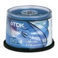TDK DVD-R 16X 4.7GB CAKEBOX 50PCS