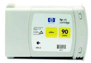   HEWLETT PACKARD HP NO 90  (YELLOW) 225ML  OEM: C5064A