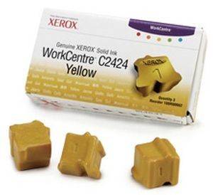  XEROX TONER  (YELLOW) 3 STICKS  : 108R00662