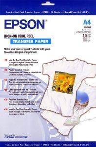 10 ΦYΛΛΑ A4 IRON ON COOL PEEL TRANSFER MEDIA ΓΝHΣΙΟ EPSON 10 ΦYΛΛΑ A4 IRON ON COOL PEEL TRANSFER MEDIA ΓΝHΣΙΟ EPSON