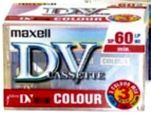 MAXELL DVM-60 MINI DV COLOR 5 PACK MAXELL DVM-60 MINI DV COLOR 5 PACK