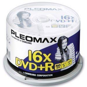 SAMSUNG DVD+R 16X 120 MIN 4,7GB CAKEBOX 50