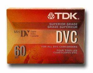 TDK DVM 60 MINI DV MEDIA