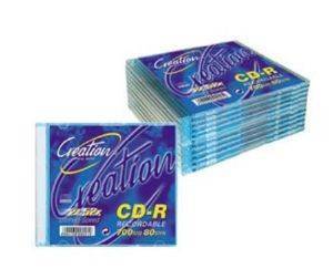 CREATION CD-R 52X 700MB 80MIN SLIMCASE 10 CREATION CD-R 52X 700MB 80MIN SLIMCASE 10