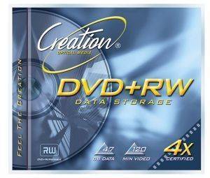 CREATION DVD+RW 5 PACK 4