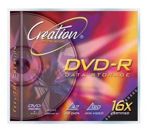 CREATION DVD-R 16X 4.7GB SLIM CASE