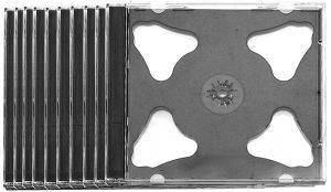 CD JEWEL CASE DOUBLE BLACK 10 PACK CD JEWEL CASE DOUBLE BLACK 10 PACK