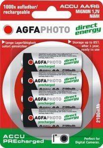 ΜΠΑΤΑΡΙΑ AGFAPHOTO RECHARGEABLE NIMH AA 2100MAH 4 ΤΕΜ. ΜΠΑΤΑΡΙΑ AGFAPHOTO RECHARGEABLE NIMH AA 2100MAH 4 ΤΕΜ.
