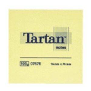 3M TARTAN POST-IT 654 76MM X 76MM, YELLOW 3M TARTAN POST-IT 654 76MM X 76MM, YELLOW