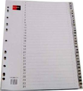 ΔΙΑΧΩΡΙΣΤΙΚΟ BLACK RED PP A4 1-31 ΑΡΙΘΜΗΤΙΚΟ ΔΙΑΧΩΡΙΣΤΙΚΟ BLACK RED PP A4 1-31 ΑΡΙΘΜΗΤΙΚΟ