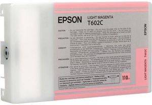 ΓΝΗΣΙΟ ΜΕΛΑΝΙ EPSON LIGHT MAGENTA 110ML ME OEM: T602C00 ΓΝΗΣΙΟ ΜΕΛΑΝΙ EPSON LIGHT MAGENTA 110ML ME OEM: T602C00