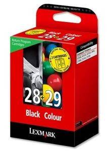   LEXMARK NO 28 () + NO 29 (COLOUR)  : 18C1520E