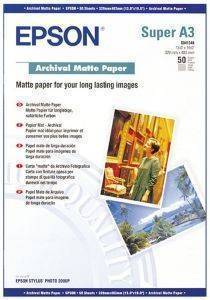 ΓΝΗΣΙΟ EPSON ARCHIVAL MATTE PAPER A3+ 50 ΦΥΛΛΑ ΜΕ OEM : S041340 ΓΝΗΣΙΟ EPSON ARCHIVAL MATTE PAPER A3+ 50 ΦΥΛΛΑ ΜΕ OEM : S041340
