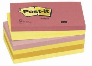 3M POST-IT 655 TUTTI FRUTTI NOTES 76 X 127 MM 6 PACK 3M POST-IT 655 TUTTI FRUTTI NOTES 76 X 127 MM 6 PACK