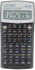 CITIZEN SR-260 SCIENTIFIC CALCULATOR CITIZEN SR-260 SCIENTIFIC CALCULATOR