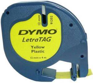 DYMO   LETRATAG 12 MM X 4 M   (91202)
