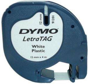 DYMO ���� �������� LETRATAG 12 MM X 4 M �������� ����� (91201)