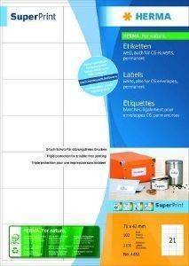 ΕΤΙΚΕΤΕΣ HERMA SUPERPRINT 70 X 42MM 100 ΦΥΛΛΑ 2100 ΤΕΜ. ΕΤΙΚΕΤΕΣ HERMA SUPERPRINT 70 X 42MM 100 ΦΥΛΛΑ 2100 ΤΕΜ.