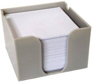 ΚΥΒΟΣ GK ΜΕ ΒΑΣΗ 9X9CM ΜΕ ΧΑΡΤΑΚΙΑ ΓΙΑ ΣΤΥΛΟ ΓΚΡΙ ΧΡΩΜΑ (3010) ΚΥΒΟΣ GK ΜΕ ΒΑΣΗ 9X9CM ΜΕ ΧΑΡΤΑΚΙΑ ΓΙΑ ΣΤΥΛΟ ΓΚΡΙ ΧΡΩΜΑ (3010)