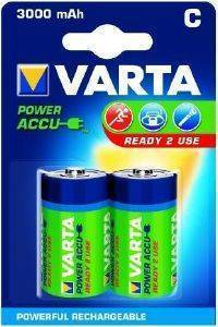 T VARTA POWER ACCU RECHARGEABLE SIZE C 2BAT