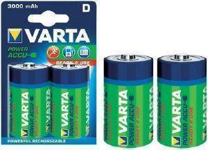 ΜΠΑTΑΡΙΑ VARTA POWER ACCU RECHARGEABLE SIZE D 2BAT ΜΠΑTΑΡΙΑ VARTA POWER ACCU RECHARGEABLE SIZE D 2BAT