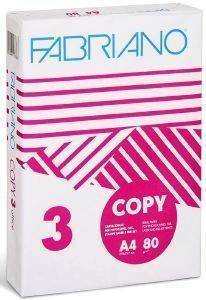 FABRIANO ΦΩΤΟΑΝΤΙΓΡΑΦΙΚO ΧΑΡΤΙ FABRIANO COPY-3 A4 80GR 500 ΦΥΛΛΑ