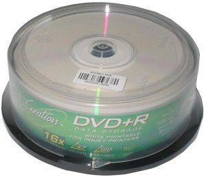 CREATION DVD+R 16X 4.7GB CAKEBOX 50