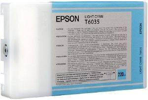 ΓΝΗΣΙΟ ΜΕΛΑΝΙ EPSON LIGHT CYAN 220ML ME OEM: T603500 ΓΝΗΣΙΟ ΜΕΛΑΝΙ EPSON LIGHT CYAN 220ML ME OEM: T603500
