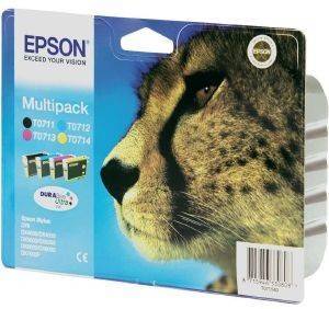 ΠΑΚΕΤΟ 4 ΜΕΛΑΝΙΩΝ EPSON ΜΕ OEM : T071540 ΠΑΚΕΤΟ 4 ΜΕΛΑΝΙΩΝ EPSON ΜΕ OEM : T071540