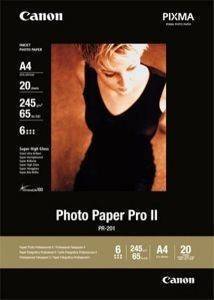  PHOTO PAPER PRO II CANON GLOSS A4 20   OEM : PR-201A4