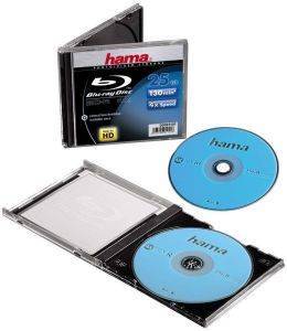 HAMA 91101 BLU-RAY BD-R 4X 25 GB JEWEL CASE HAMA 91101 BLU-RAY BD-R 4X 25 GB JEWEL CASE