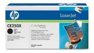  HEWLETT PACKARD BLACK TONER  OEM: CE250X