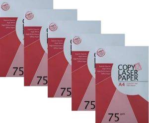 O  COPY & LASER FINE PAPER 4 75GR 5 PACK 2500 