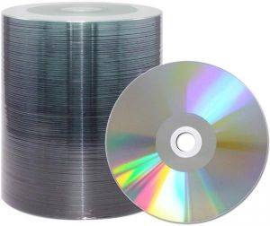 XLAYER DVD-R 4.7GB 16X SHINY SILVER SURFACE FULL METALIZED BULK 100PCS