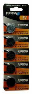 ΜΠΑΤΑΡΙΕΣ EASYTOUCH LITHIUM BUTTON CELLS CR2032 5PCS ΜΠΑΤΑΡΙΕΣ EASYTOUCH LITHIUM BUTTON CELLS CR2032 5PCS