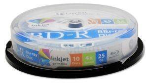 XLAYER BLU-RAY BD-R 4X 25GB INKJET PRINTABLE CAKEBOX 10PCS