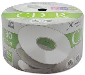 XLAYER CD-R 80MIN 52X 700MB SHRINK PACK 50PCS