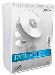 XLAYER DVD BOX SLIM CASE CLEAR 10 PACK XLAYER DVD BOX SLIM CASE CLEAR 10 PACK