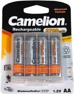  CAMELION RECHARGEABLE 2700MAH AA 4PCS + BOX