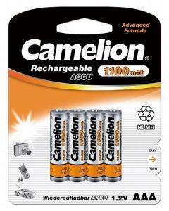  CAMELION RECHARGEABLE 1100MAH 3A 4PCS