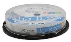 XLAYER BLU-RAY BD-R 4X 25GB CAKEBOX 10PCS XLAYER BLU-RAY BD-R 4X 25GB CAKEBOX 10PCS