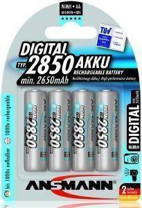  ANSMANN RECHARGEABLE NIMH AA 2850MAH 4 . HR6