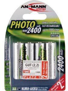 ΜΠΑΤΑΡΙΑ ANSMANN RECHARGEABLE NIMH AA 2400MAH 4 ΤΕΜ. ΜΠΑΤΑΡΙΑ ANSMANN RECHARGEABLE NIMH AA 2400MAH 4 ΤΕΜ.
