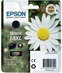 ΓΝΗΣΙΟ ΜΕΛΑΝΙ EPSON 18XL BLACK ME OEM:C13T18114010 ΓΝΗΣΙΟ ΜΕΛΑΝΙ EPSON 18XL BLACK ME OEM:C13T18114010