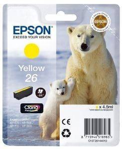 ΓΝΗΣΙΟ ΜΕΛΑΝΙ EPSON 26 YELLOW ME OEM:C13T26144010 ΓΝΗΣΙΟ ΜΕΛΑΝΙ EPSON 26 YELLOW ME OEM:C13T26144010