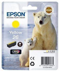 ΓΝΗΣΙΟ ΜΕΛΑΝΙ EPSON 26 YELLOW ME OEM:C13T26144010 ΓΝΗΣΙΟ ΜΕΛΑΝΙ EPSON 26 YELLOW ME OEM:C13T26144010