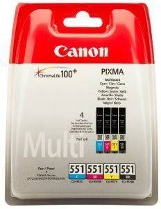������ ������ CANON CLI-551 (BK-C-M-Y) �� OEM: 6509B009
