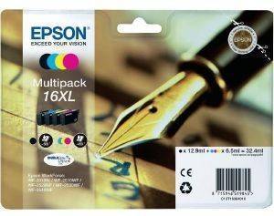 ΓΝΗΣΙΟ ΜΕΛΑΝΙ EPSON MULTIPACK 16 XL (B-C-M-Y) ΜΕ OEM:C13T16364010 ΓΝΗΣΙΟ ΜΕΛΑΝΙ EPSON MULTIPACK 16 XL (B-C-M-Y) ΜΕ OEM:C13T16364010
