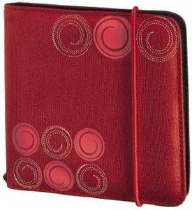 HAMA 095669 CD WALLET SLIM 24 CD RED HAMA 095669 CD WALLET SLIM 24 CD RED